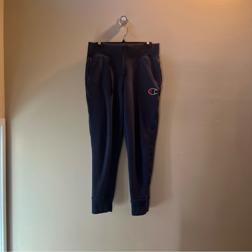 Champion Cuffed Navy Sweatpants